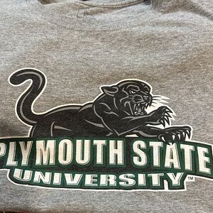 Russell Athletic Gray Plymouth State University Panthers  Short Sleeve Tee, M